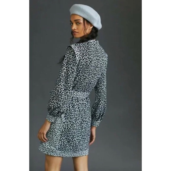 nwt ANTHROPOLOGIE | Hutch Spotted Mini Dress | Large - Picture 3 of 14